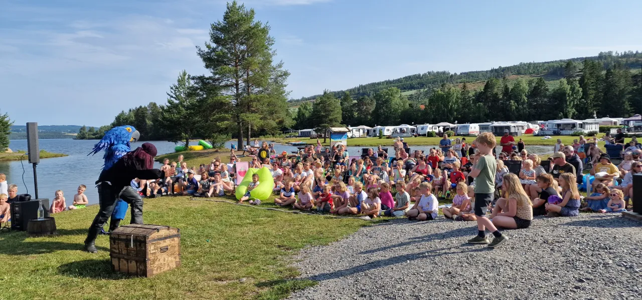 Show på campingen