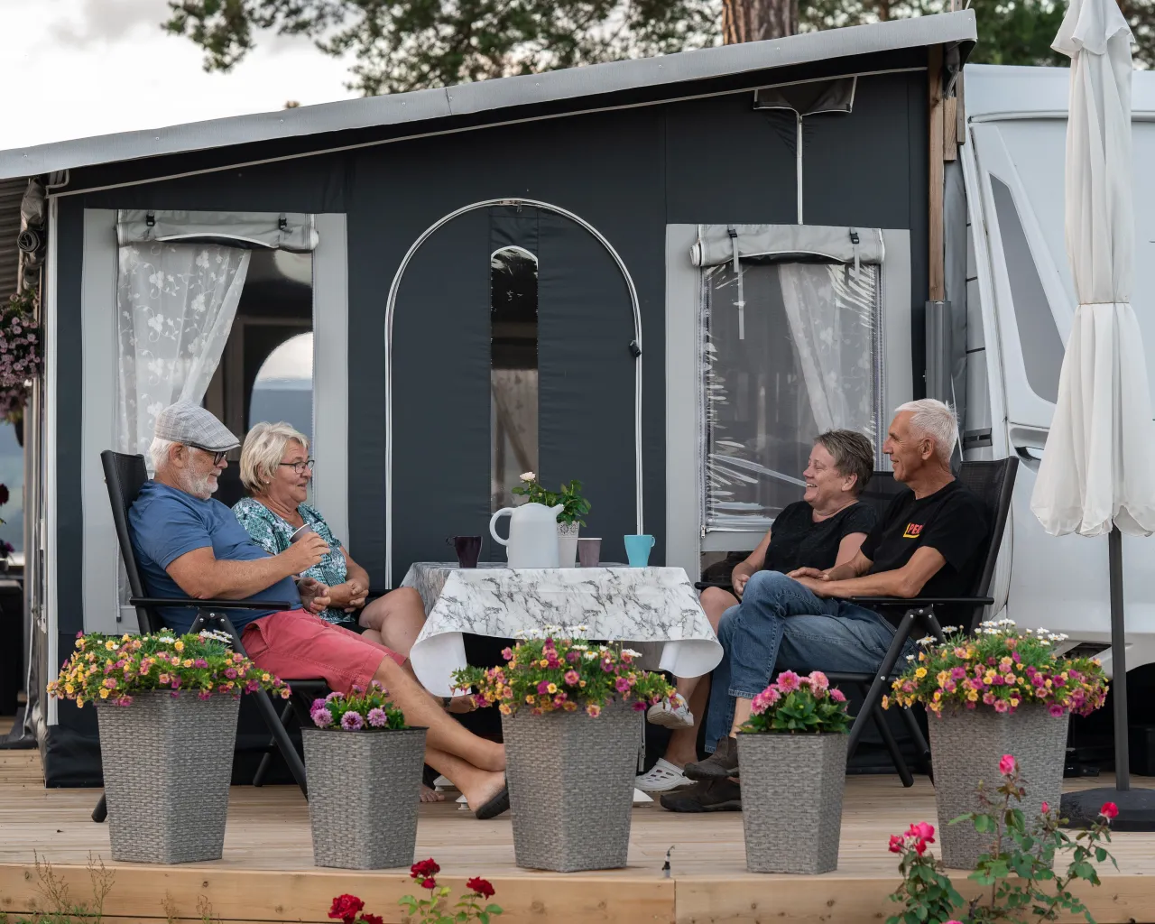 Hyggelig på camping