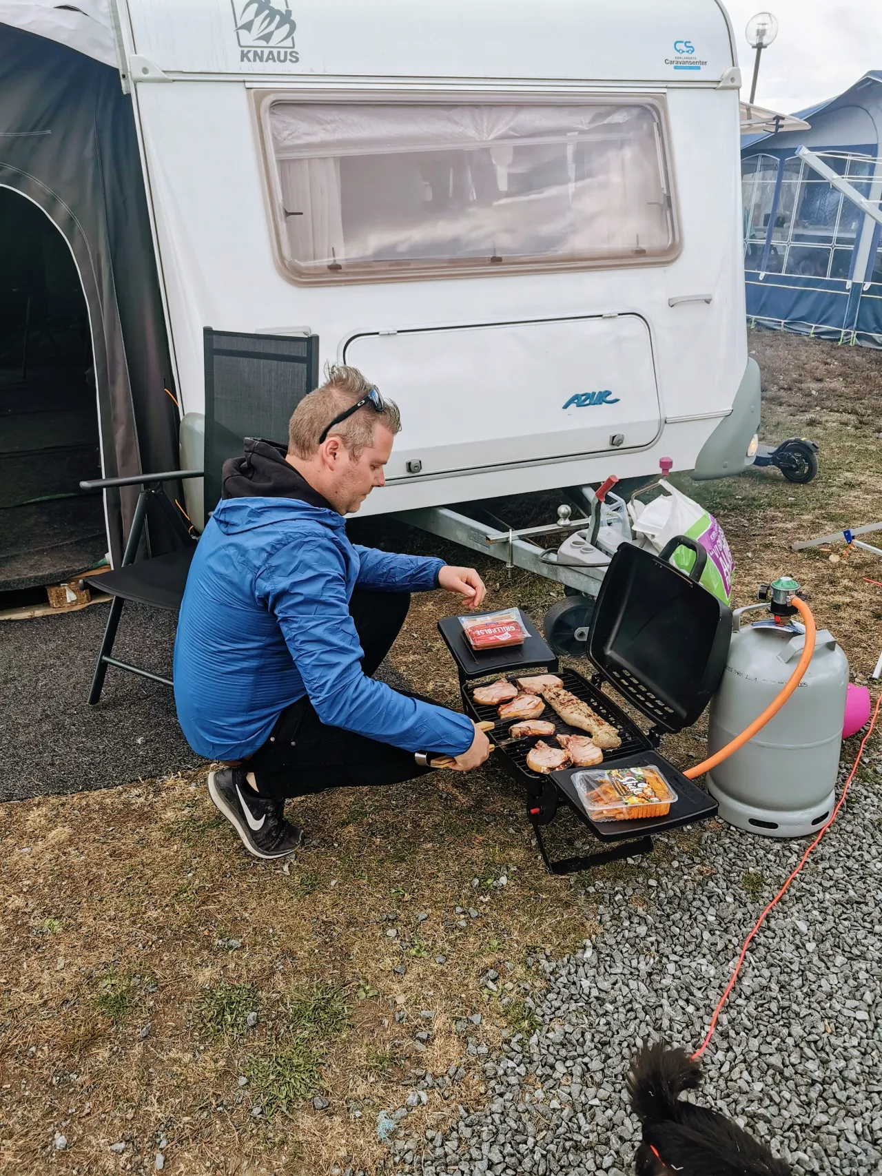 Grilling på vårcamping