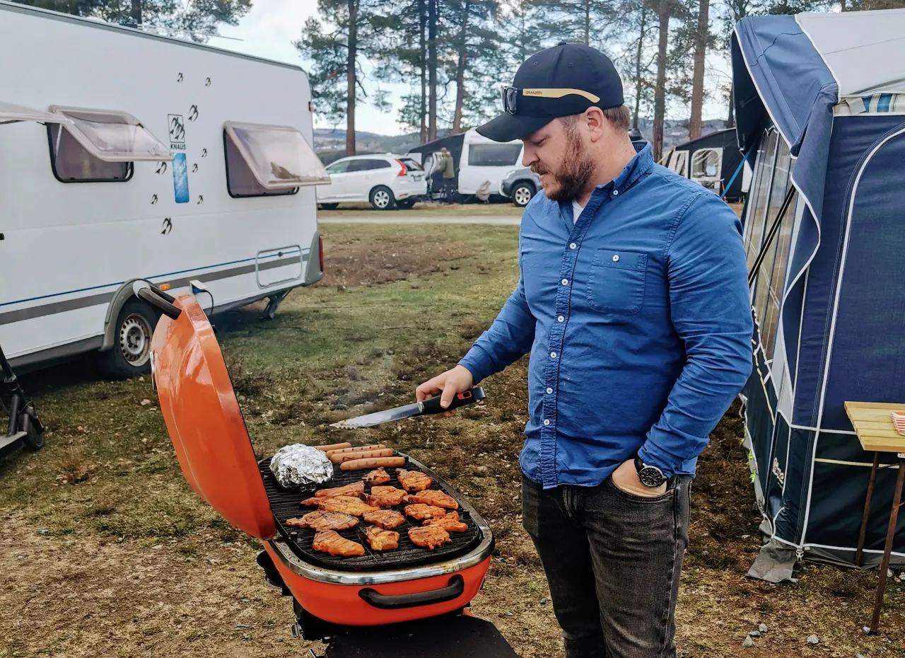 Grilling på vårcamping